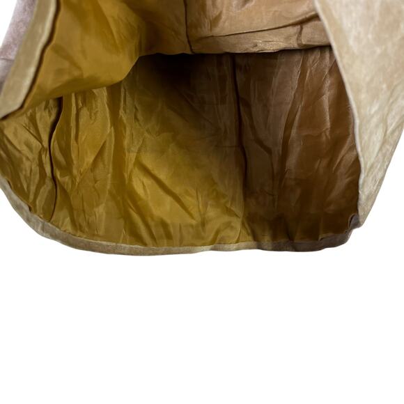 Sutton Studio 100% Leather Suede Embroidered A-Line Skirt Womens 6P Brown Boho - Picture 5 of 8